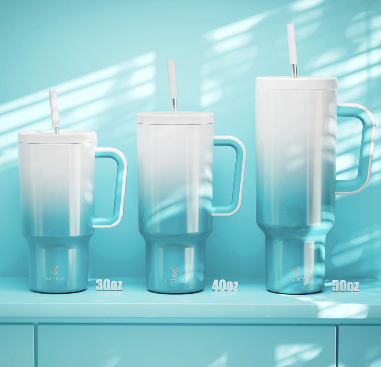 Meoky Tumbler with Handle