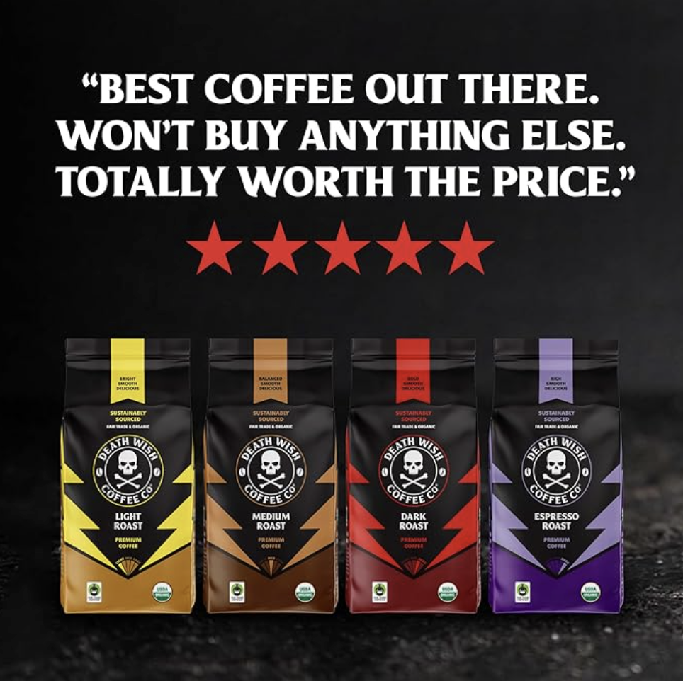 Death Wish Coffee Dark Roast